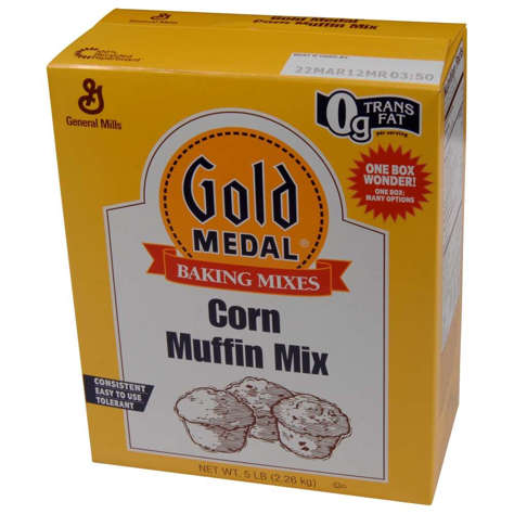 Gold Medal Corn Muffin Mix No Trans Fat 5 Lb Box 6/Case-Cartnut.com