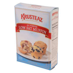 Picture of Krusteaz Variety Muffin Mix  Low-Fat  No Trans Fat  4.5 Lb Box  6/Case