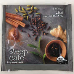 Picture of Steep Caf by Bigelow Organic Chai Black Tea (32 Units)