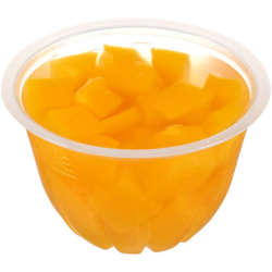 Picture of Dole Diced Mango in Juice, Single-Serve, Shelf-Stable, 4 Oz Each, 36/Case