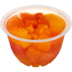 Picture of Dole Papaya & Mango Fruit Mix in Juice, Plastic Cup, 4 Oz Each, 36/Case