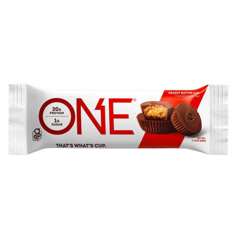 Picture of One Bar Peanut Butter Protein Bars, 2.12 Oz Each, 12/Case