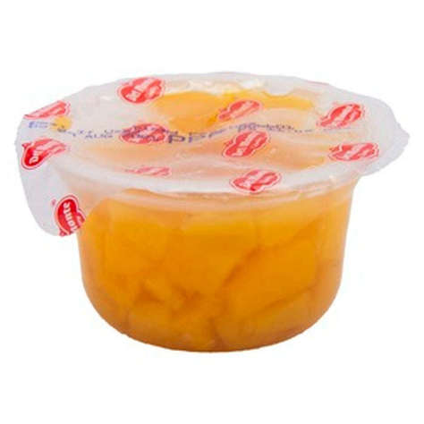 Picture of Del Monte Diced Peaches, in Juice, Cup, 4 Oz Each, 72/Case