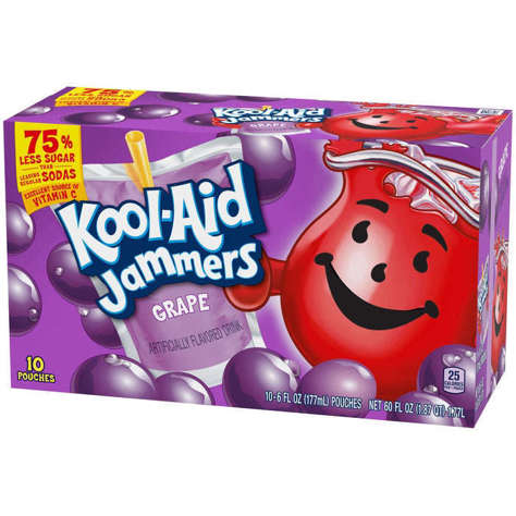 Picture of Kool-Aid Grape Juice, 6 Fluid Ounce, 10 Ct Package, 4/Case