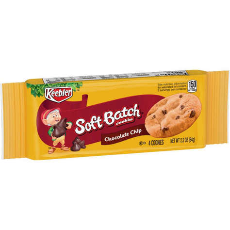 Picture of Keebler Soft Batch Chocolate Chip Cookies, 12 Ct Package, 6/Case