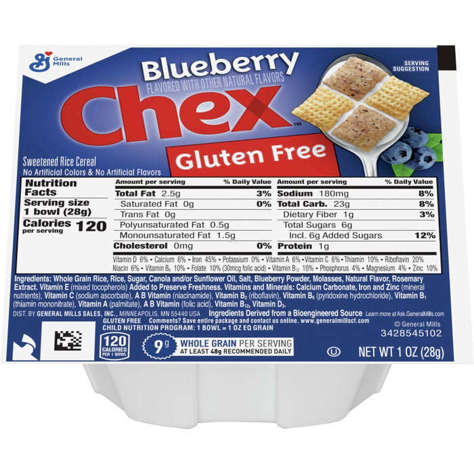 Picture of General Mills Rice Chex Blueberry Cereal Bowl, 1 Oz Each, 96/Case