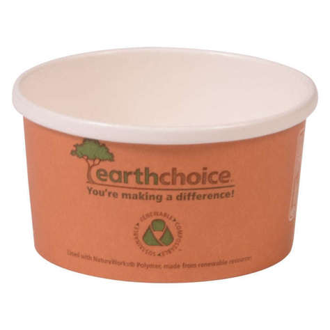 Picture of Earthchoice 8 Ounce Paper Soup Containers, Printed, 25 Ct Package, 20/Case