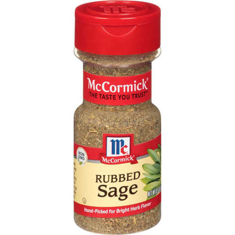 Picture of McCormick Rubbed Sage Spice, 0.5 Oz Jar, 6/Case