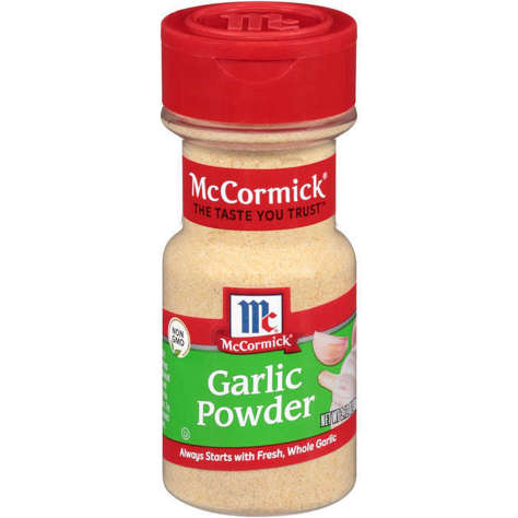 Picture of McCormick Garlic Powder Spice, 3.12 Oz Jar, 6/Case