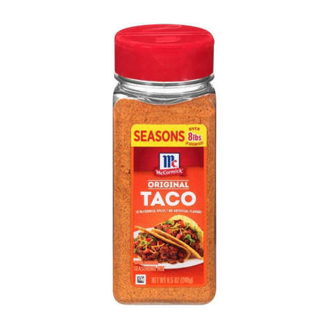 Picture of McCormick Original Taco Seasoning Mix, 8.5 Oz Package, 6/Case