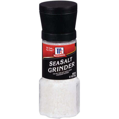 Picture of McCormick Grinder Sea Salt, 2.12 Oz Jar, 6/Case