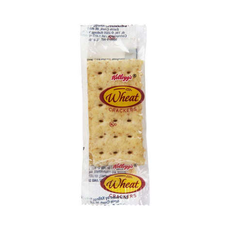 Picture of Kellogg's Wheat Crackers, 0.2 Oz Package, 500/Case