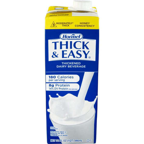 Picture of Hormel - Thick & Easy Thick & Easy Dairy Drink Honey Thickened Beverage, 32 Fl Oz Box, 8/Case