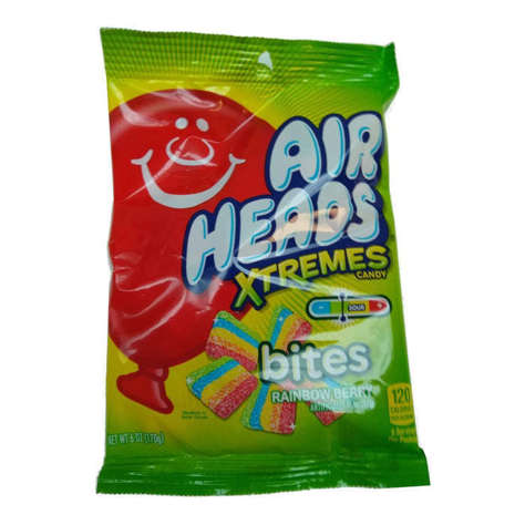 Picture of Airheads Xtremes Rainbow Berry Candy Bites, 6 Oz Package, 12/Case