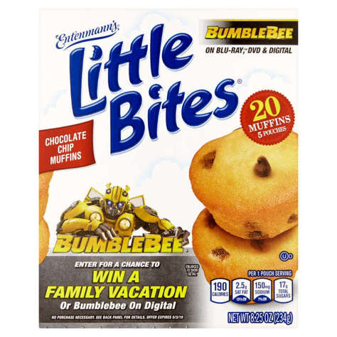 Picture of Little Bites Chocolate Chip Bites Snack, 20/Case