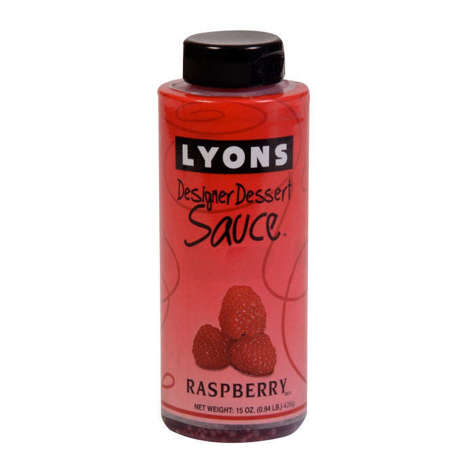 Picture of Lyons Magnus Raspberry Topping, Squeeze Bottle, 15 Oz Bottle, 12/Case