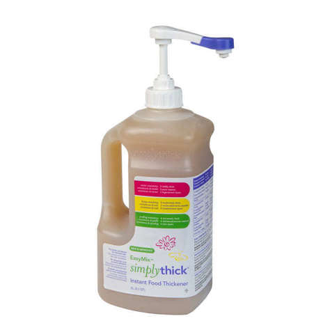 Picture of SimplyThick Nectar Thickened Gel, with Pump, 55 Fl Oz Bottle, 1/Case