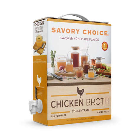 Picture of Savory Choice Chicken Broth, Bag-In-Box, 4.5 Ltr, 1/Case