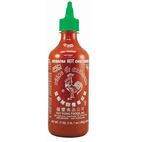 Picture of Huy Fong Sriracha Sauce, 17 Fl Oz Bottle, 12/Case