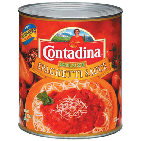 Picture of Contadina Spaghetti Sauce, with Onions & Spices, Fully Prepared, #10, 10 Can Sz Can, 6/Case