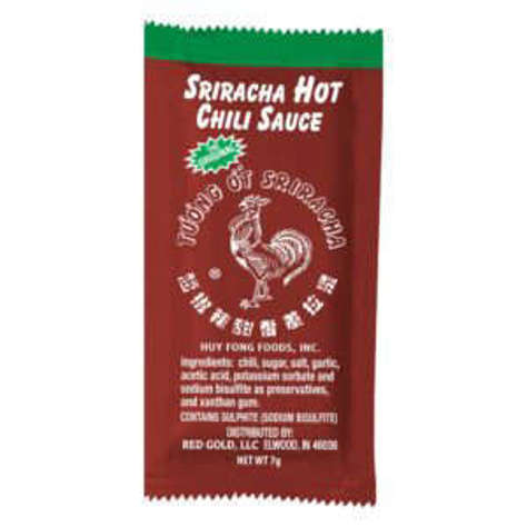 Picture of Huy Fong Chili Sriracha Sauce, Squeeze Package, 7 Gm, 500/Case