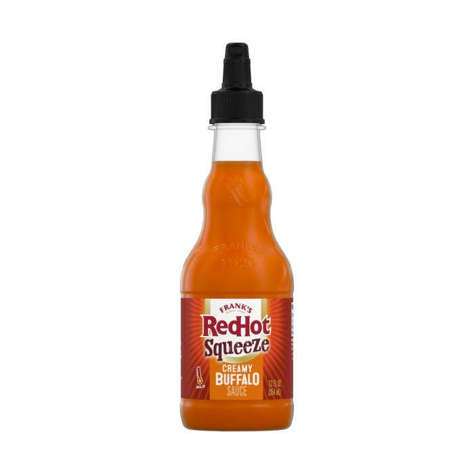 Picture of Frank's RedHot Creamy Buffalo Hot Sauce, Squeeze Bottle, 12 Fl Oz Bottle, 6/Case